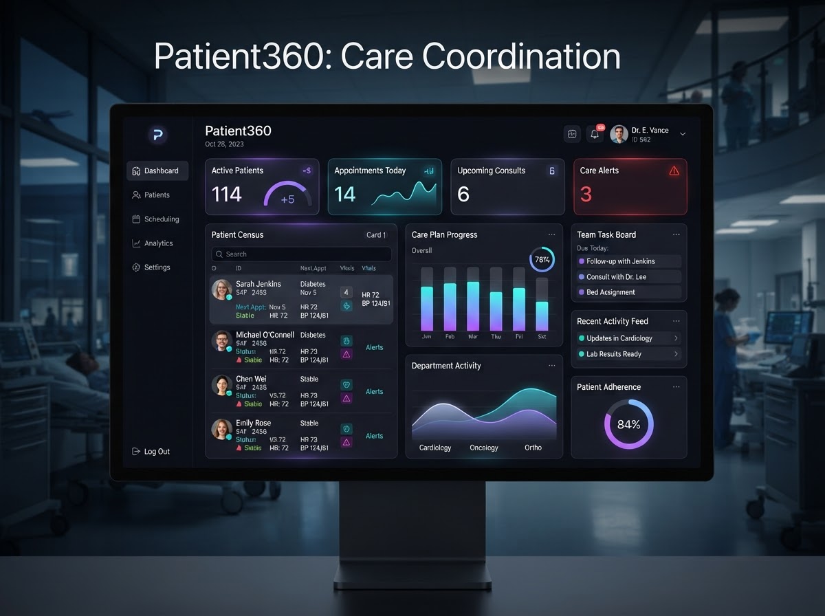 Healthcare Partner — Internal management system for clinical workflows